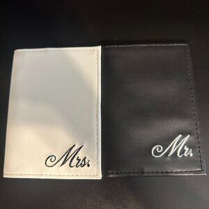 Mr. & Mrs. Passport Cover Set - Travel in Style! ✈️